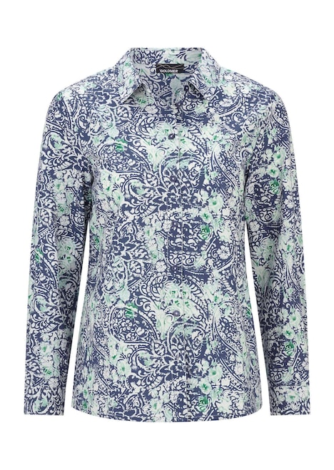 Hemdbluse mit Paisley-Druck