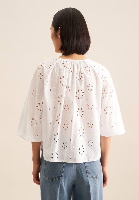 Damen Shirtbluse - Stickerei