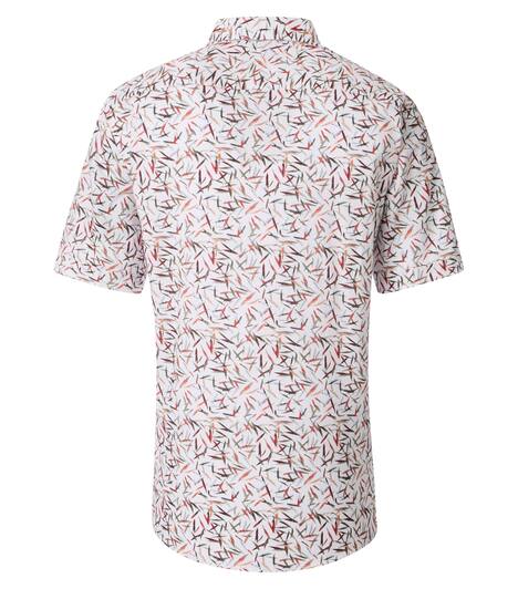 Freizeithemd Kurzarm Print Casual Fit