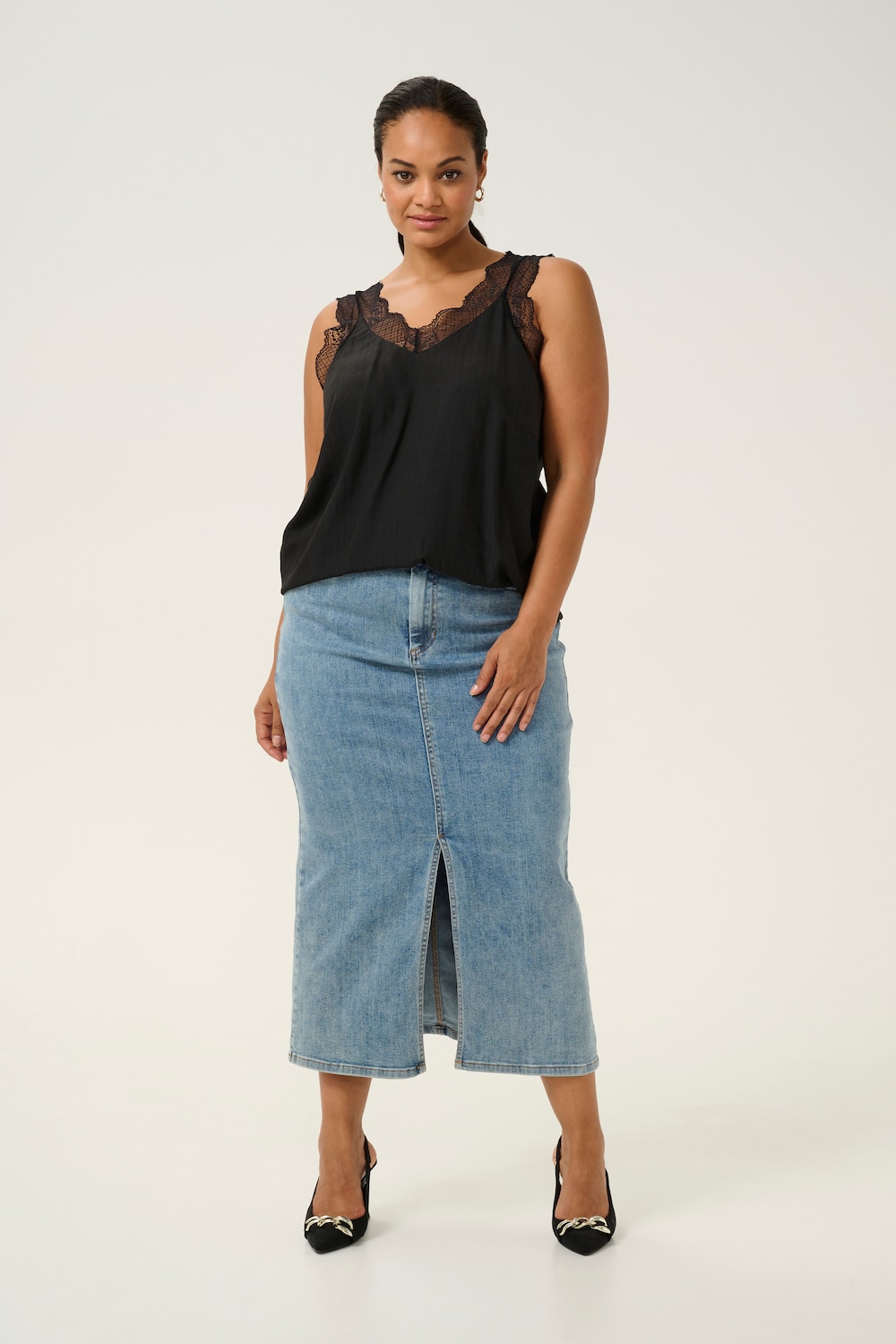 Ärmellose Bluse Regular fit