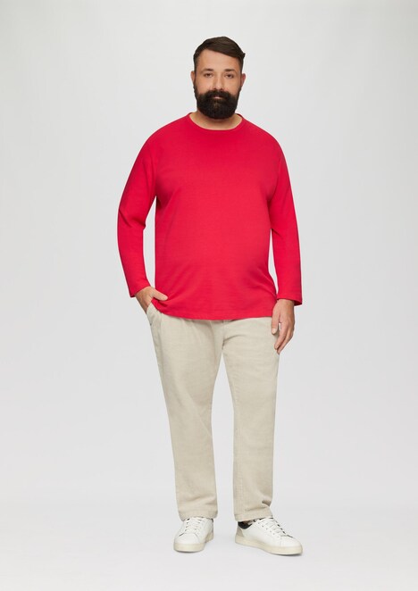 Softes Langarmshirt aus Baumwolljersey
