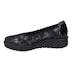 Damen Slipper Calais 85, schwarz-silber