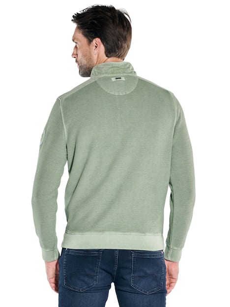 engbers Herren Sweatshirt in Satin-Warenqualität , Khaki