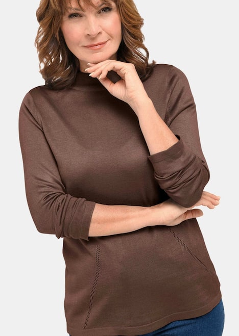 GOLDNER Pullover met opstaande kraag Pullover met opstaande kraag