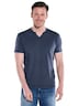 Herren T-Shirt uni , Saphirblau