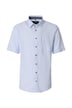 Leinenhemd Kurzarm gestreift Casual Fit