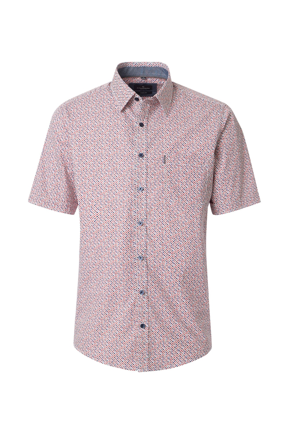 Freizeithemd Kurzarm Print Casual Fit