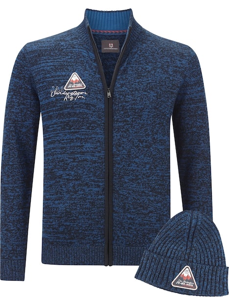 Strickjacke Mit Mütze APKE