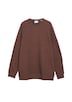 Sweatshirt mit Rippstruktur