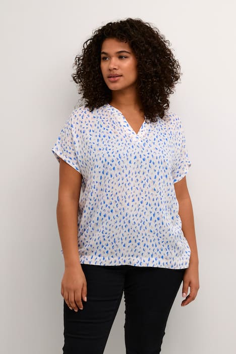Kurzarm-Bluse Regular fit