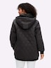 Steppjacke Blousonjacke mit Wellensteppung, warm wattiert Langarm Stehkragen
