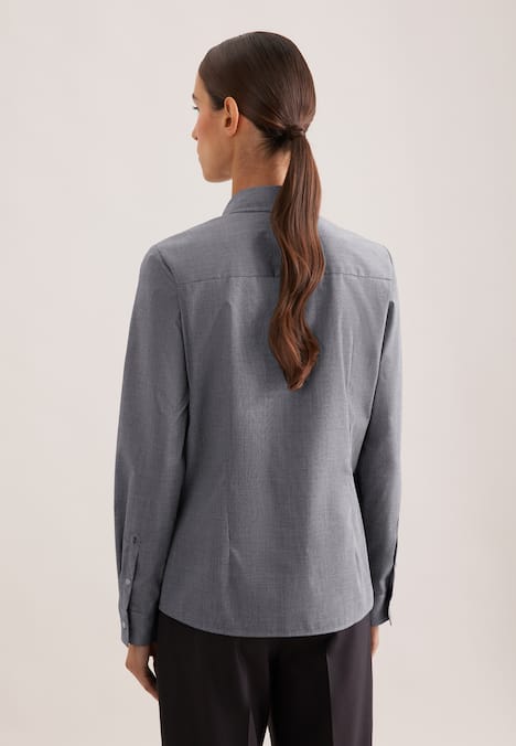 Damen Klassische Bluse - Uni