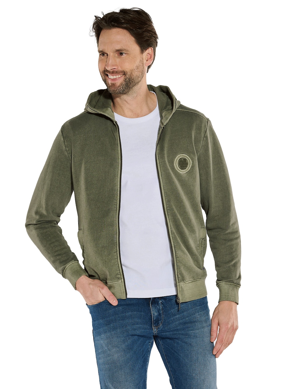 Sweatjacke mit Kapuze