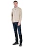 engbers Herren Sweatshirt mit Stehkragen , Beige