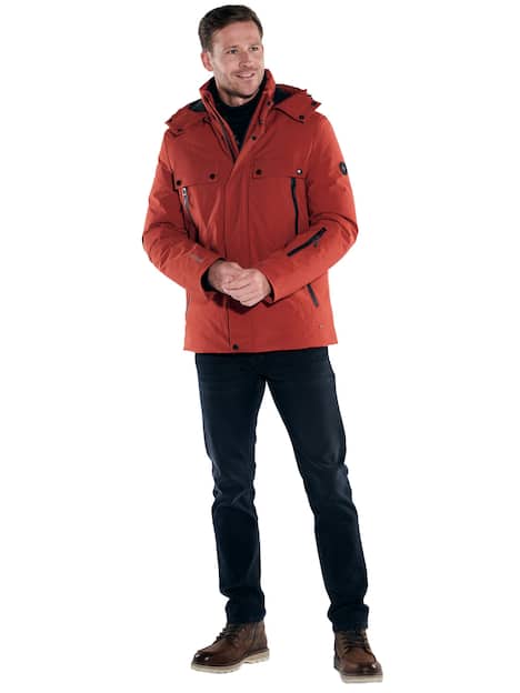 engbers Herren Wasserabweisende Funktionsjacke , Rostorange