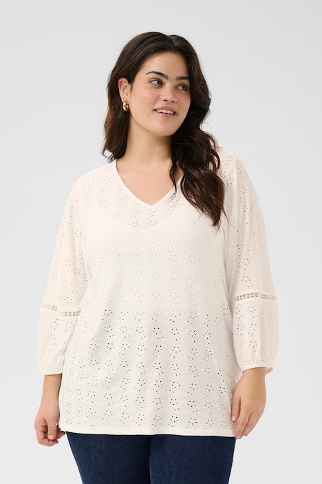 Langarm-Bluse Regular fit