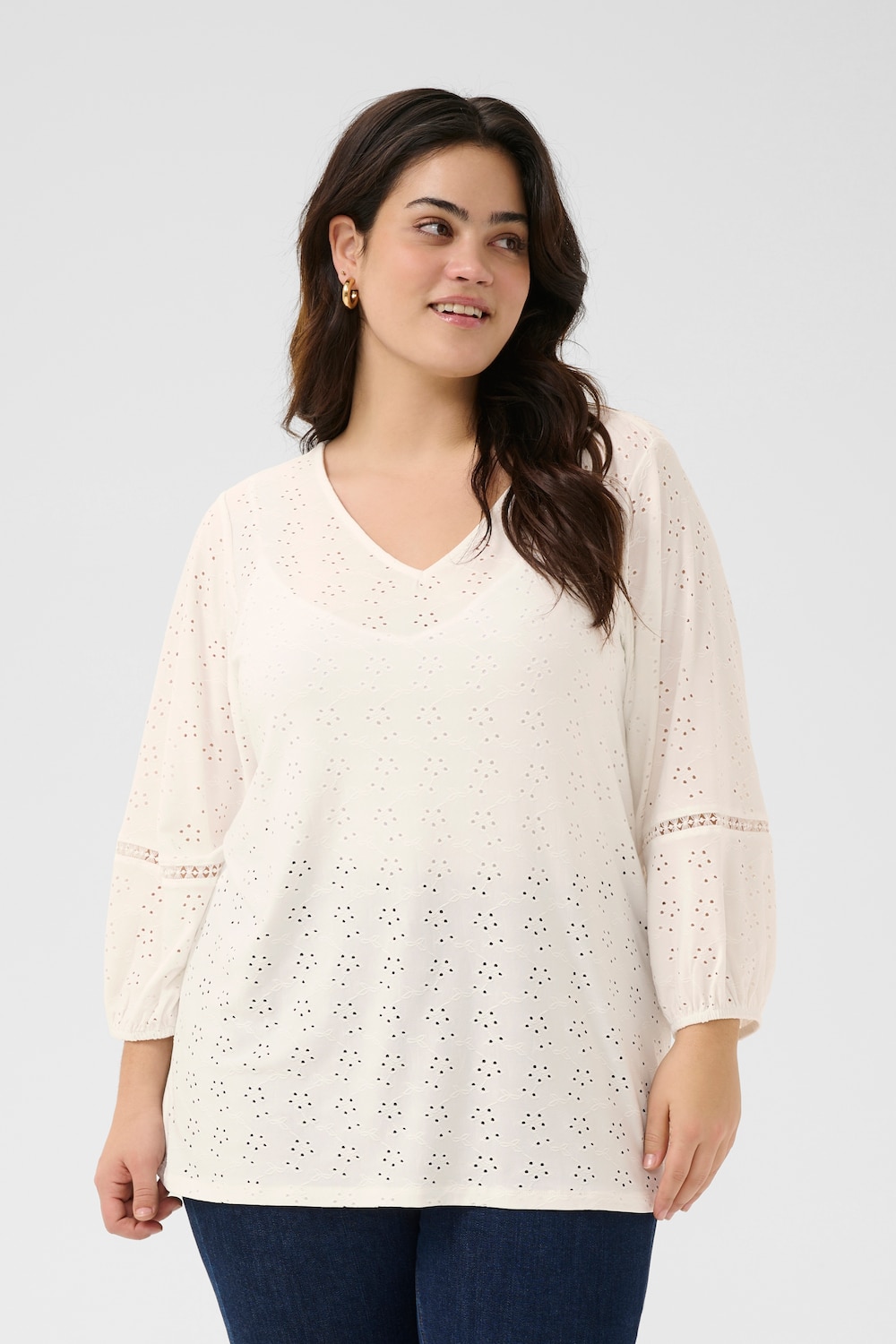Langarm-Bluse Regular fit