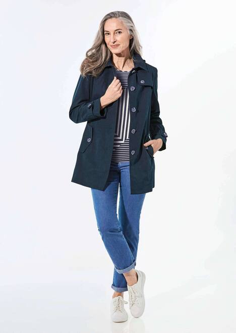 GOLDNER Mantel Korte mantel in trenchcoatstijl