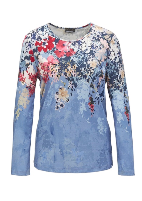 Druckshirt mit floralem Muster