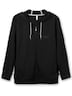Kapuzensweatjacke Langarm Uni Mit Kapuze