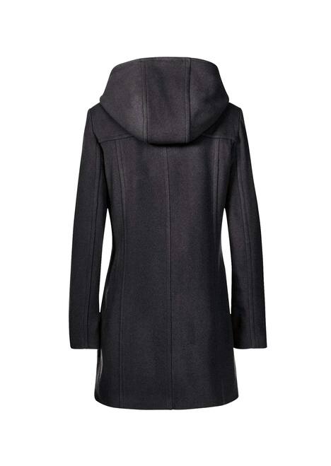 Woll-Dufflecoat mit Kaschmirwolle