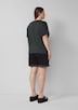 Gewaschenes Oversize-Shirt mit Frontprint