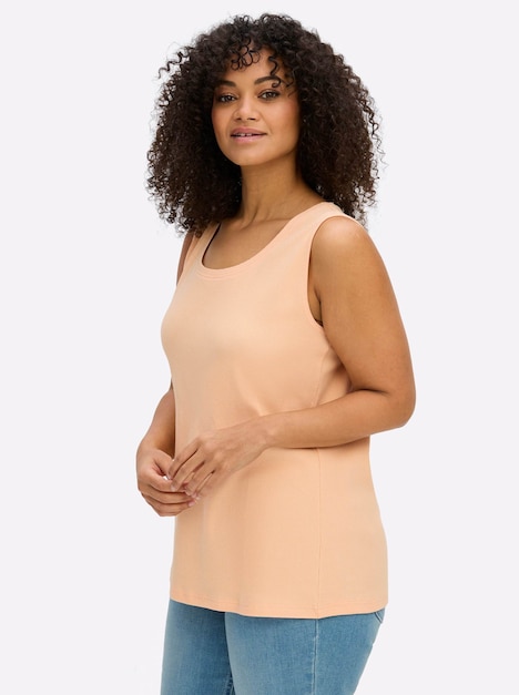 Shirttop Ärmellos Ohne Kragen