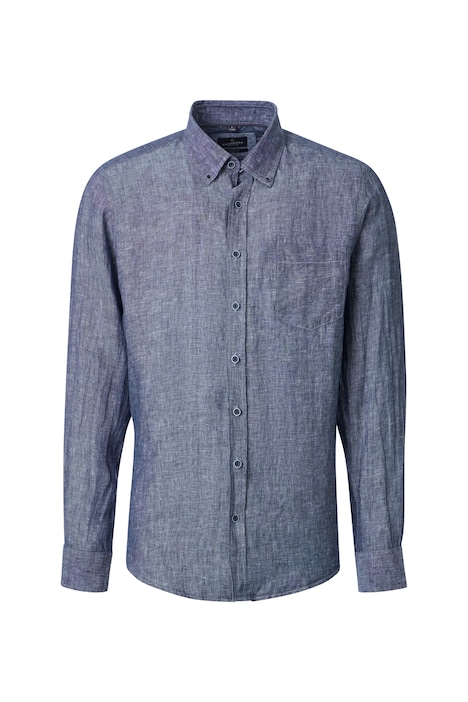 Leinenhemd uni Casual Fit