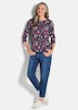 Florales Jerseyshirt mit Paisley-Muster