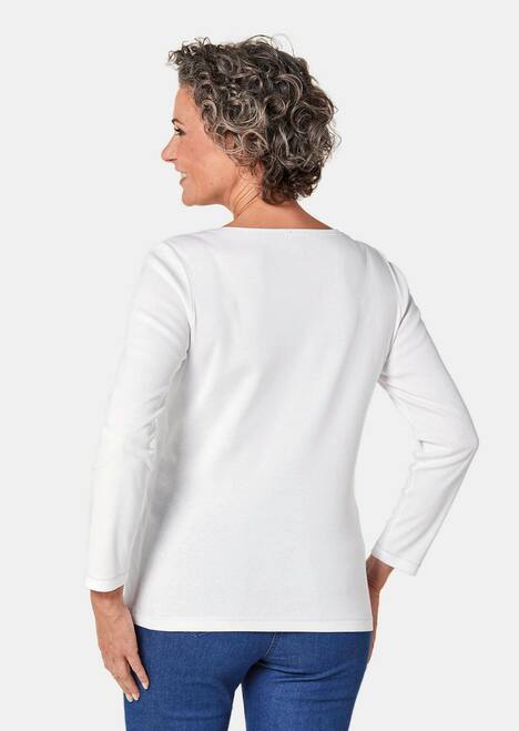 Basic T-Shirt aus reiner Baumwolle