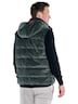 Herren Cord-Weste mit Funktionsdetails , Dunkelgruen