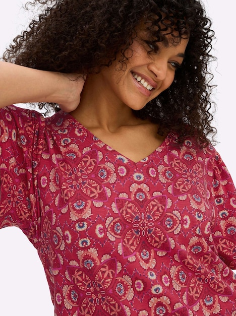 T-Shirt Kurzarm Ohne Kragen