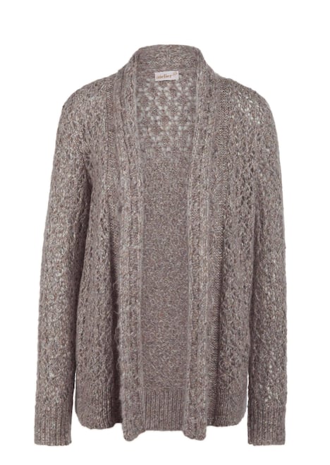 Trageangenehme offene Strickjacke