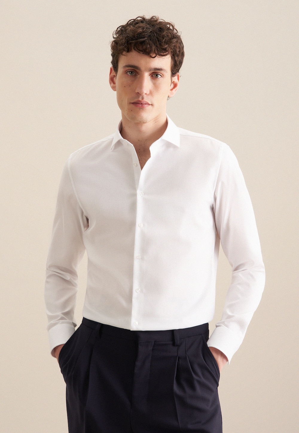 Herren Business Hemd - Struktur