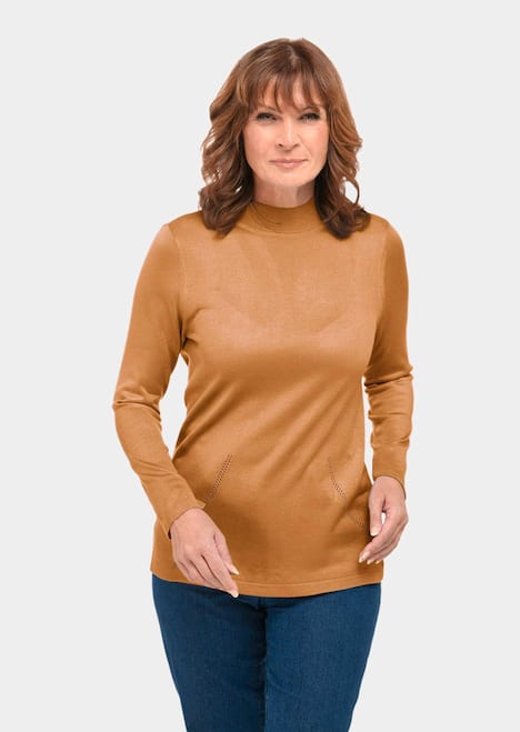 GOLDNER Pullover met opstaande kraag Pullover met opstaande kraag