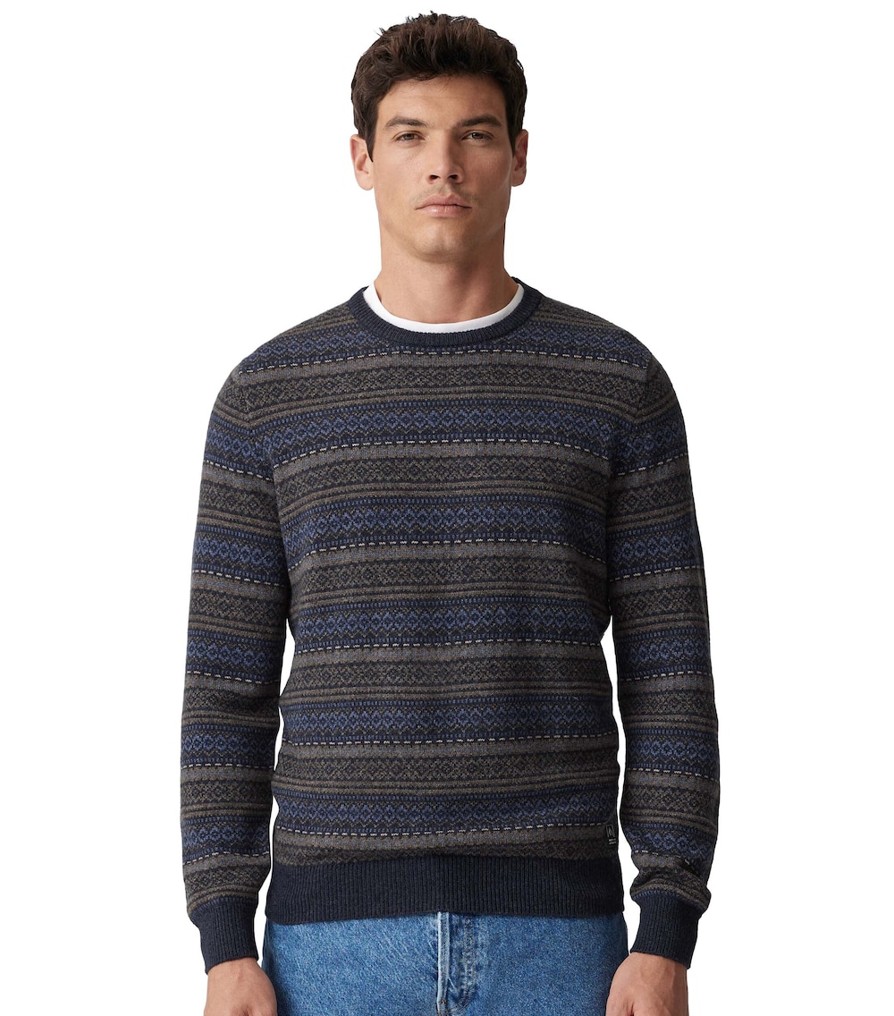 Pullover gestreift