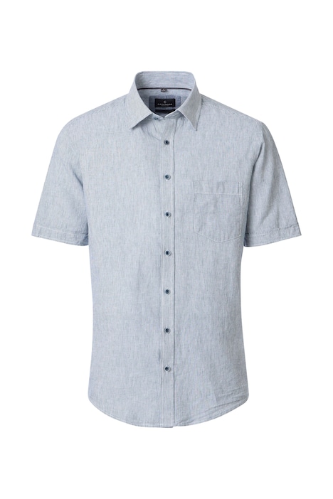Leinenhemd Kurzarm gestreift Casual Fit
