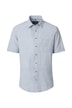Leinenhemd Kurzarm gestreift Casual Fit