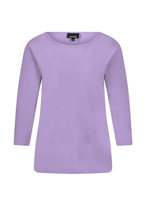 Basic Shirt mit U-Boot-Ausschnitt