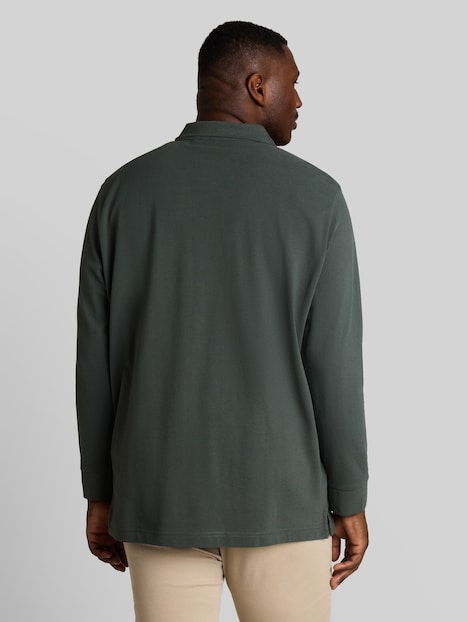 Langarm Piqué Poloshirt