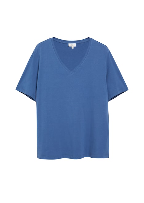 T-Shirt mit V-Ausschnitt