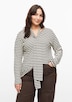 Henleyshirt mit abnehmbarem Schal