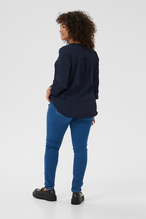 Langarm-Bluse Regular fit