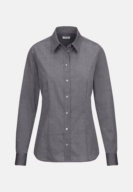 Damen Klassische Bluse - Uni