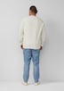 Strukturiertes Sweatshirt mit Rippbündchen
