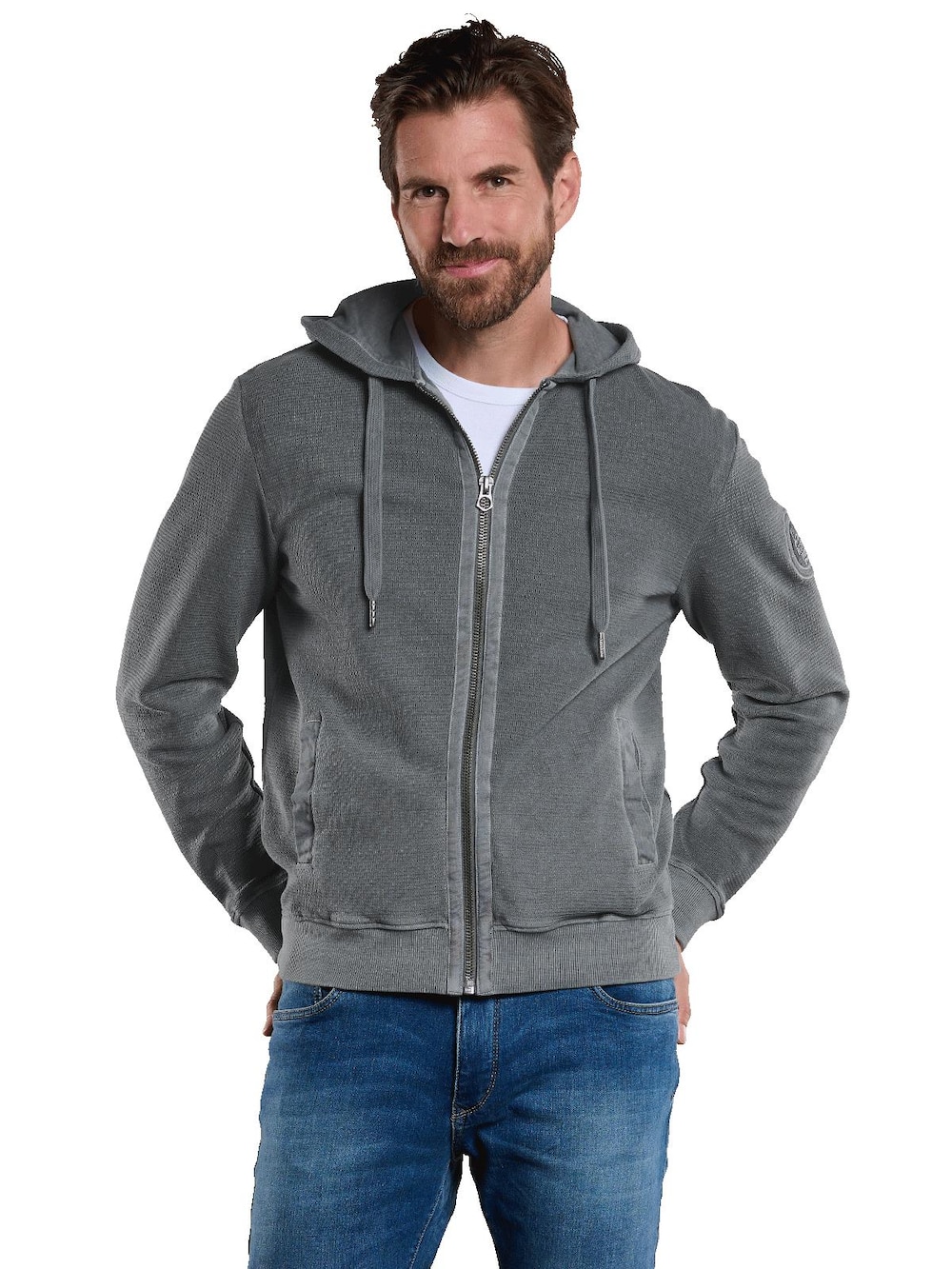 Sweatjacke mit Kapuze