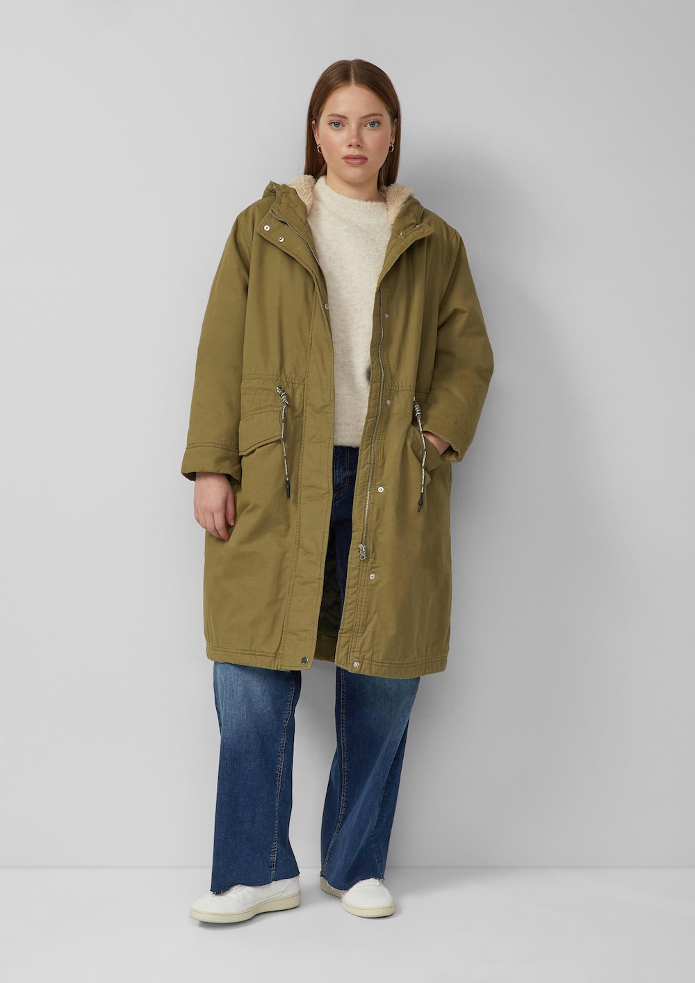 Parka mit Teddyplüsch