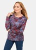Sportlich-femininer Druckpullover