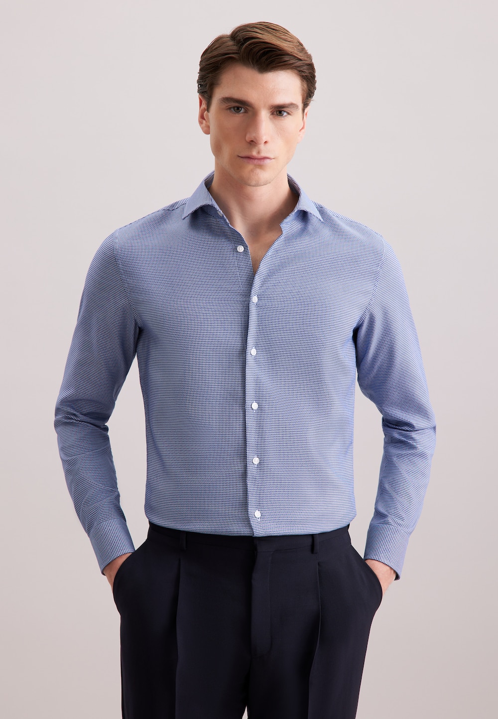 Herren Business Hemd - Struktur