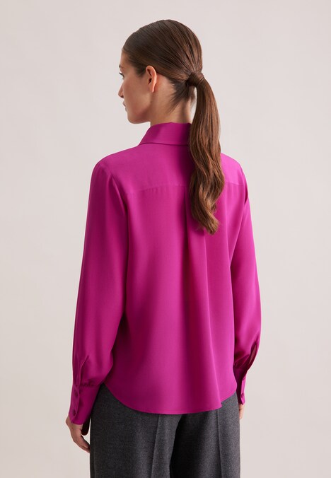 Damen Ausgestellte Bluse - Uni